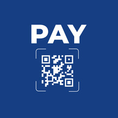 QR code for smartphone. Inscription scan me with smartphone icon. Qr code for payment. Vector illustration