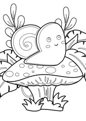 Garden Fairies and Animal Theme Coloring Pages A4 for Kids and Adult