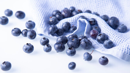 Fresh blueberries background. Sweet summer berries.