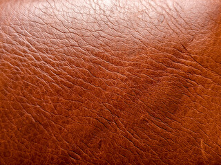 Brown leather wallet texture