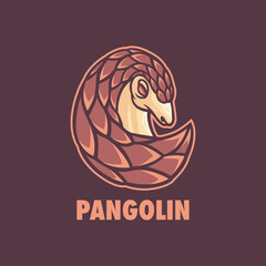 PANGOLIN MASCOT LOGO 