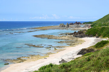 沖縄の美しい海の風景