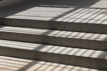 Concrete staircase in loft style. Stairs or stairway cement