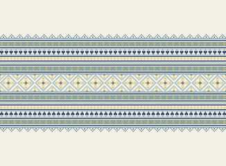 Geometric ethnic oriental pattern background. Design for texture, wrapping, clothing, batik, fabric, wallpaper and background. Pattern embroidery design.