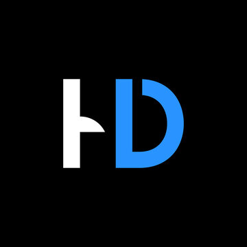 Initial Letter HD Logo Design Vector Template.