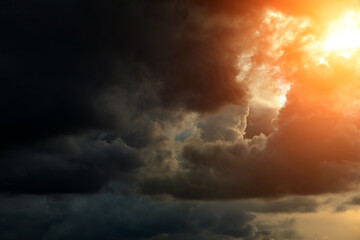 Storm Clouds with a Light