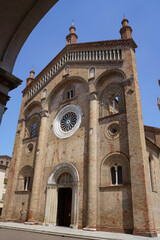 Medieval cathedral of Crema, Italy