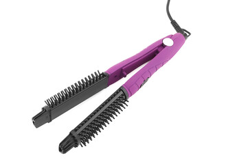 Hair straightener isolated