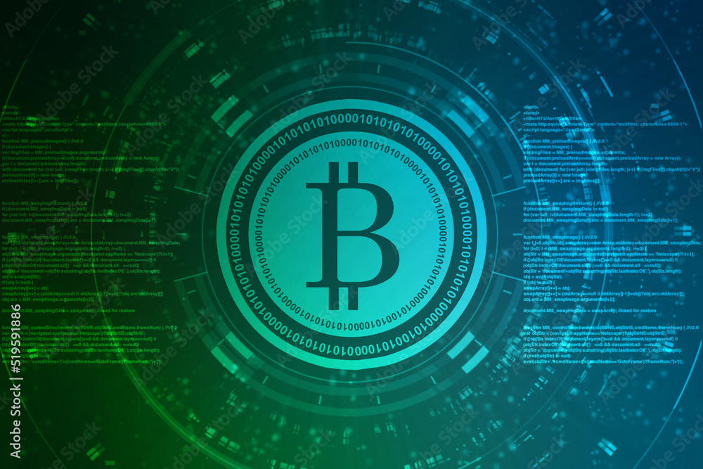 Aufkleber global abstract bitcoin crypto currency blockchain technology world map background illustration