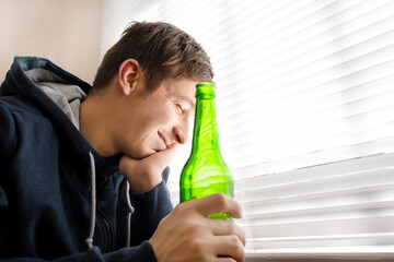 Young Man with a Beer