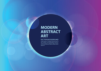 Modern bokeh graphic abstract background. geometric vector, illustration