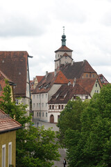 Fototapeta na wymiar Sieber tower in Rothenburg ob der Tauber, Germany