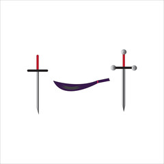 sword icon vector design illustration