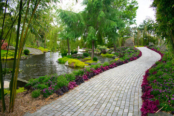 Flor & Fjære Flower garden on an island near Stavanger Norway