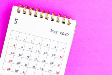 calendar may 2023 on a purple background
