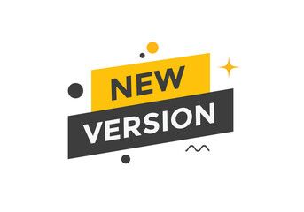 New version text web template. Vector Illustration. 
