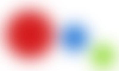 white background with colorful brush circles