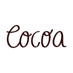 cocoa lettering calligraphy