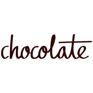 chocolate lettering font