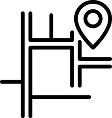 Location outline icon