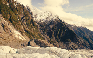 New Zealand landscape. Franz Josef Glacier