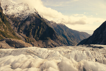New Zealand landscape. Franz Josef Glacier