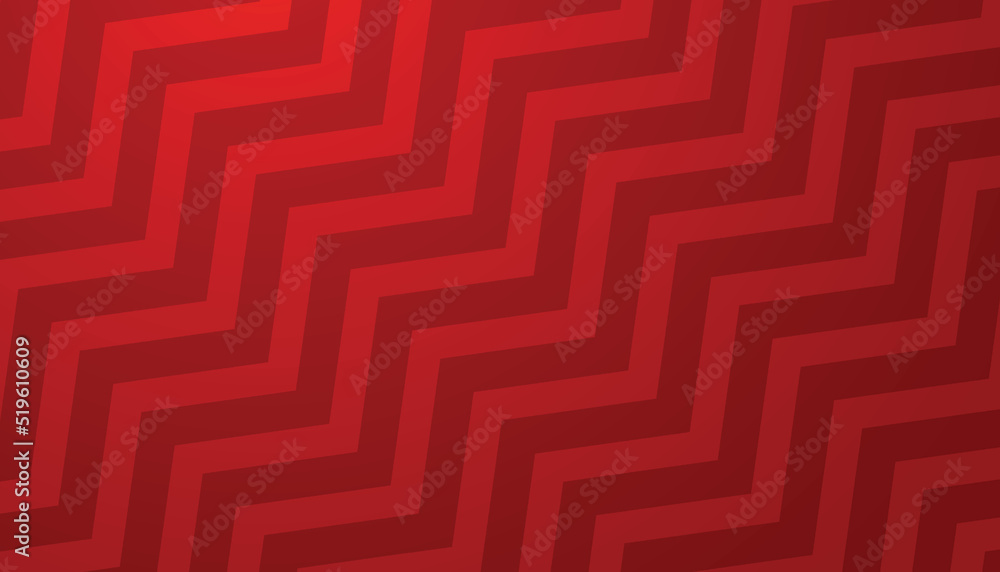 Poster editable red zig zag vector background with modern style