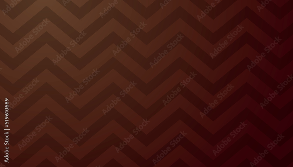 Poster editable brown zig zag line vector background with modern style