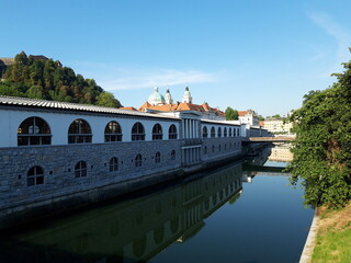 Naklejka premium Ljubljana, Slowenien