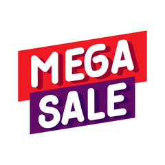 marketing lettering mega sale