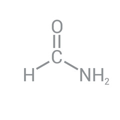 chemical structure of Formamide (CH3NO)