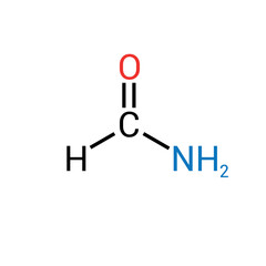 chemical structure of Formamide (CH3NO)