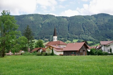 Fototapeta na wymiar Kirche Trauchgau