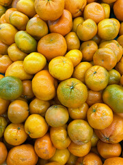 oranges in the market.