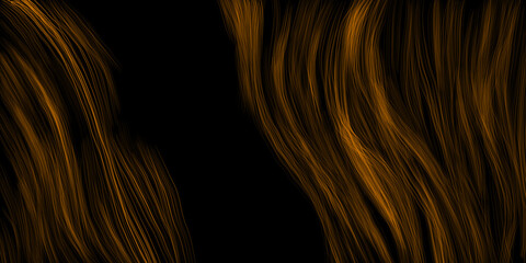 abstract orange background on black