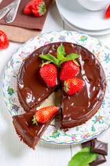 Dessert without sugar and flour.