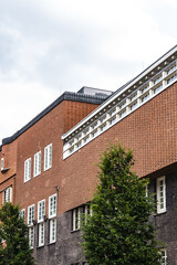 Amsterdam School architectural style - residential complex «Het Schip». AMSTERDAM, The NETHERLANDS.