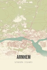 Arnhem Gelderland Rivierenland Region Vintage