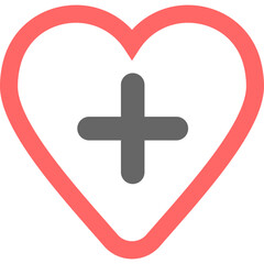 Obraz premium medical heart icon