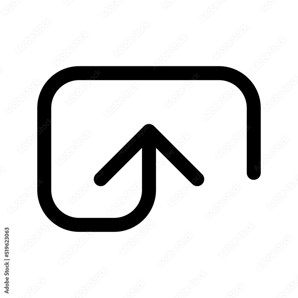 Poster upload icon. for website design app ui. vector illustration