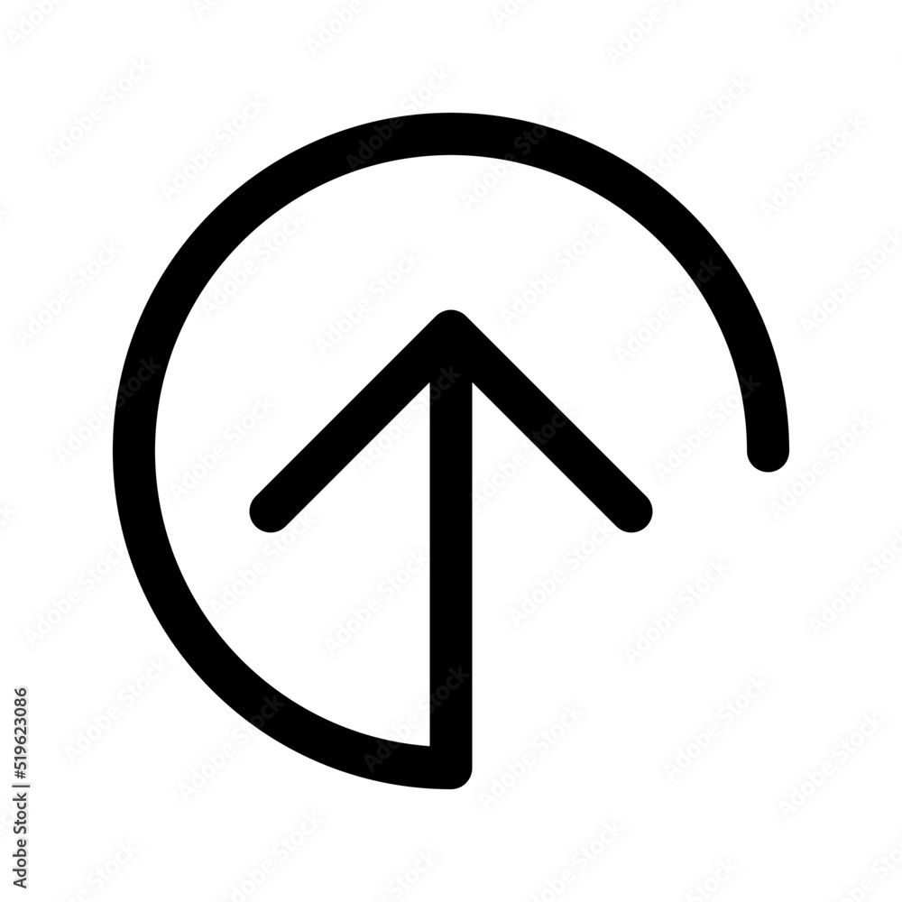 Poster upload icon. for website design app ui. vector illustration