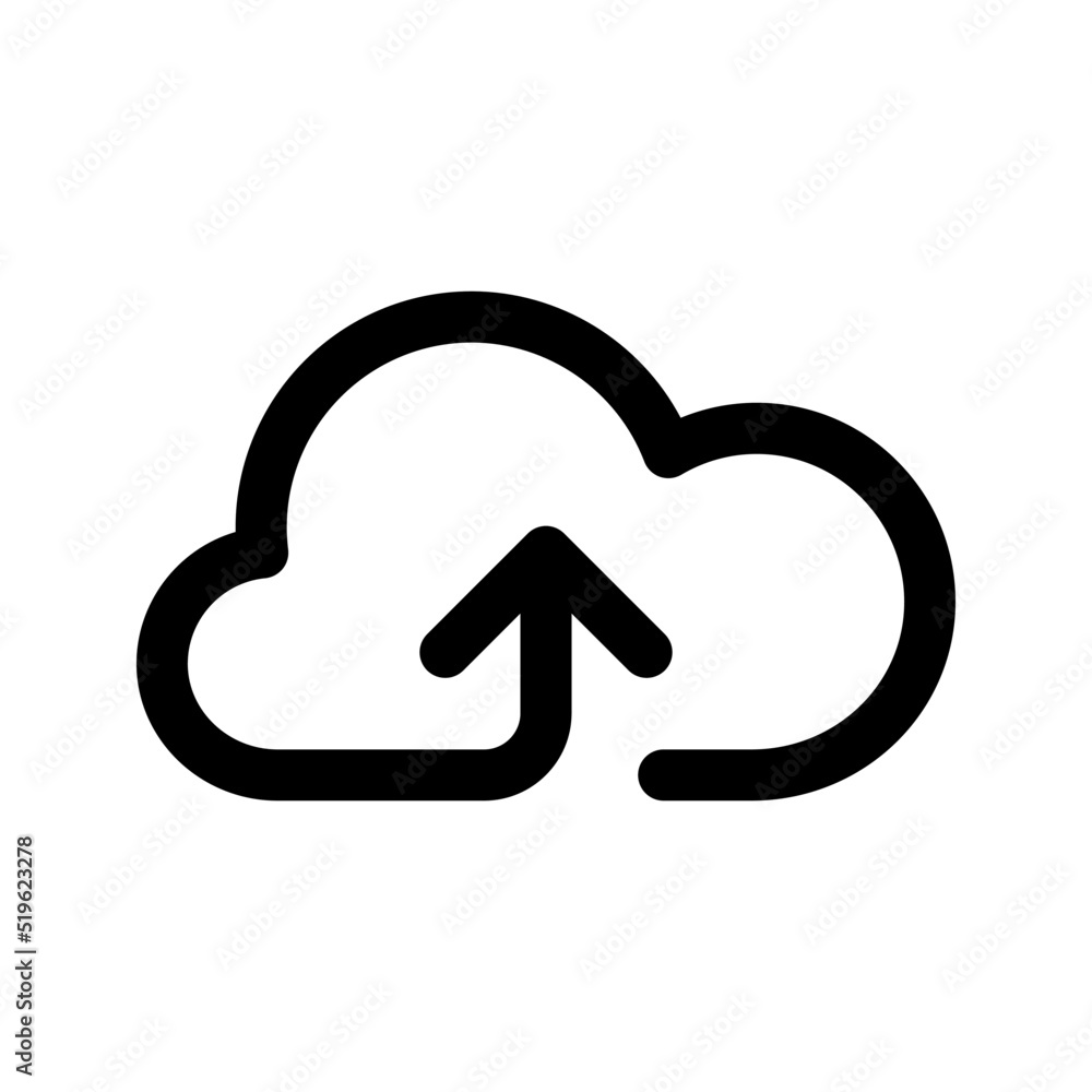 Poster upload icon. for website design app ui. vector illustration