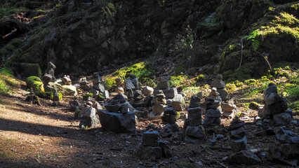 Steinbalance in Granit