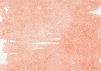 Fototapeta premium Dark Orange Color Colorful Watercolor Brush Stroke Background Paper