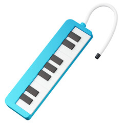 3d render icon melodica