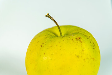Fresh green apple isolated on white background