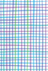 ベクター素材_チェック柄_パステルカラー