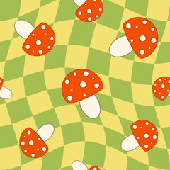 mushroom pattern green_27.07.22