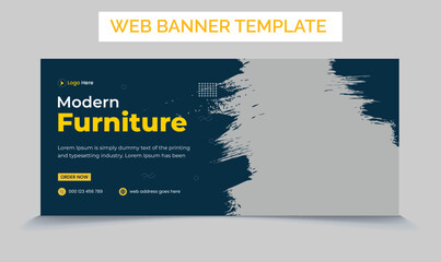 Eye Catchy Furniture Facebook cover page template