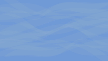 Blue background with waves. Simple vector background.